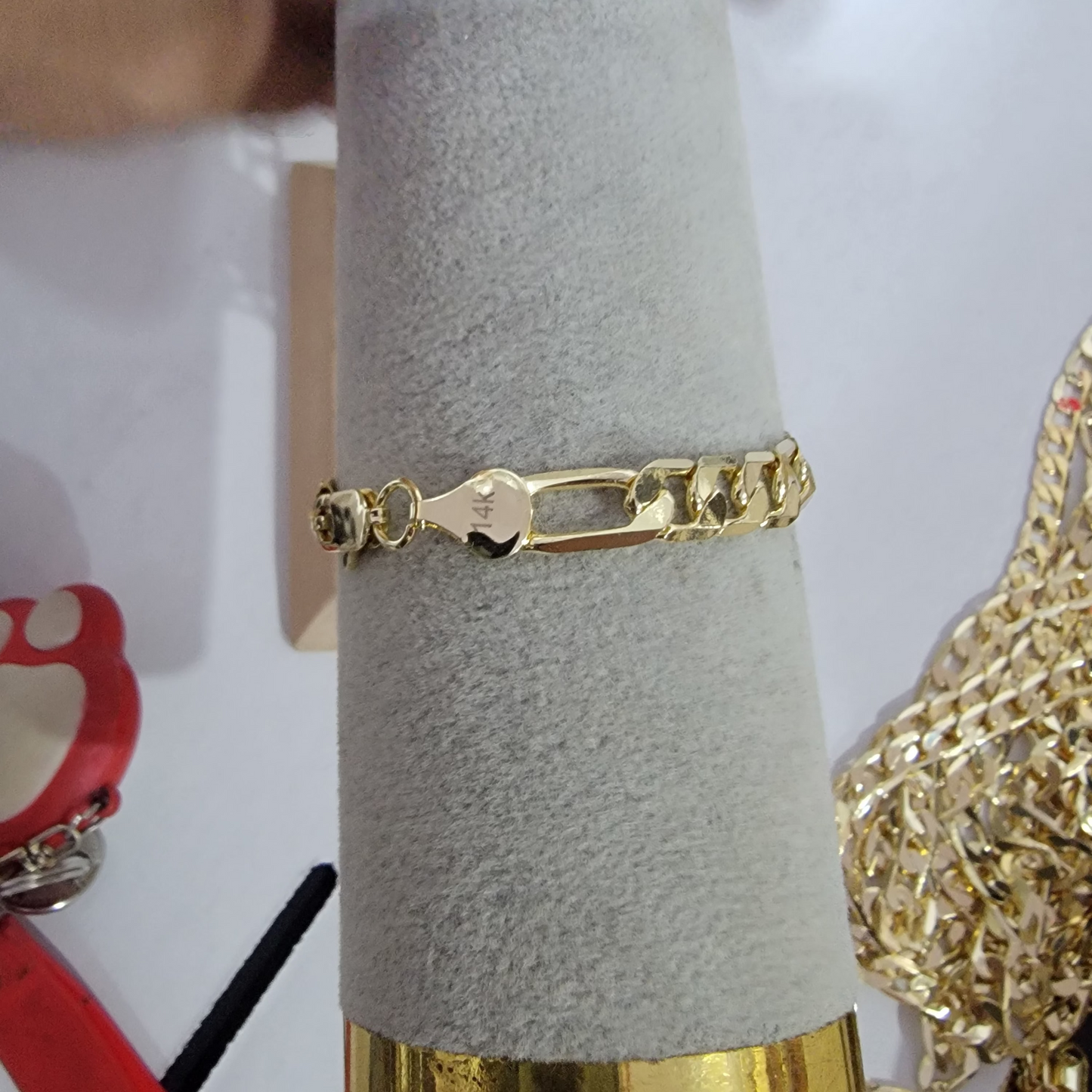 Pulsera 3A1 14k/8mm/9pulgadas