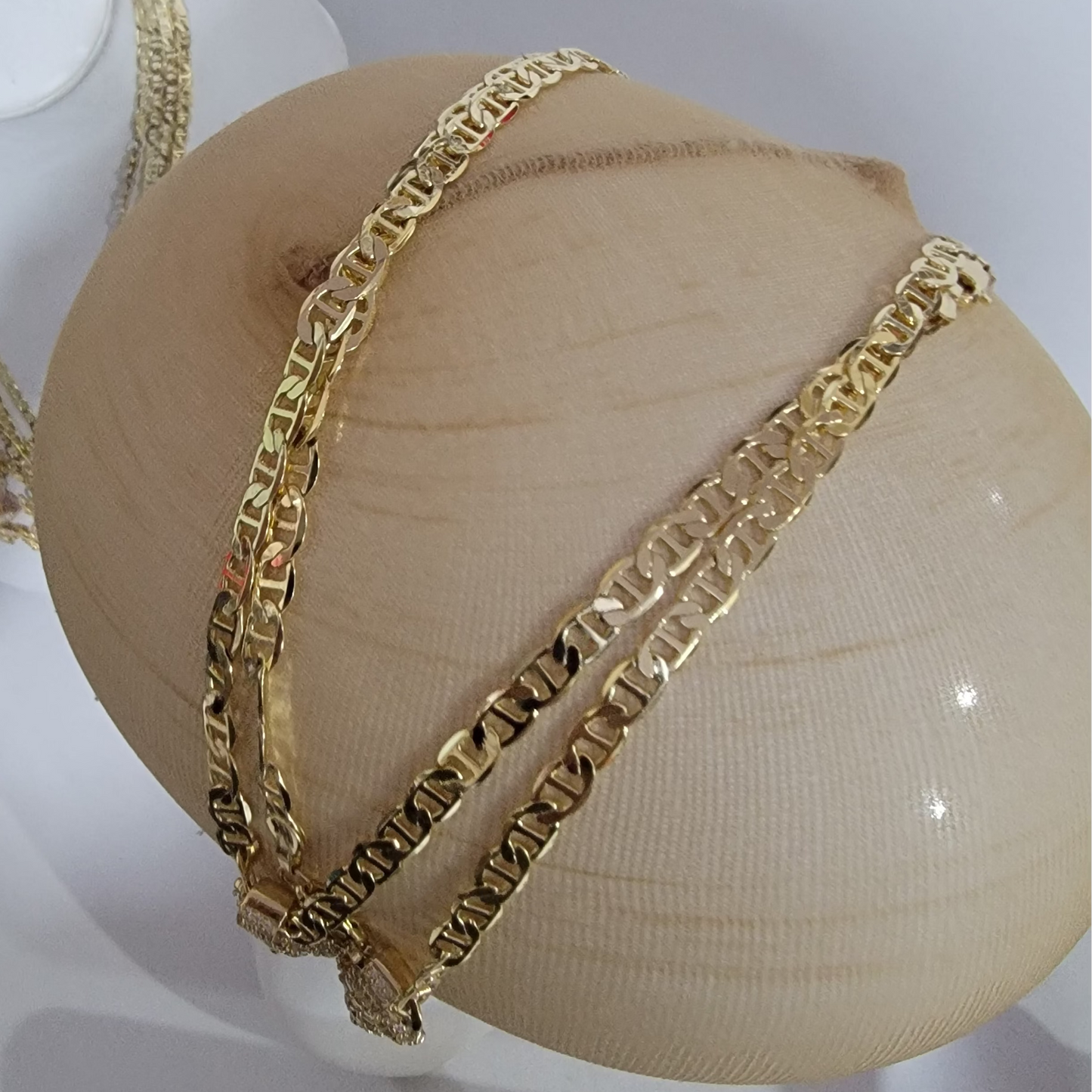 Cadena Cristo 14k/6mm/24 pulgadas