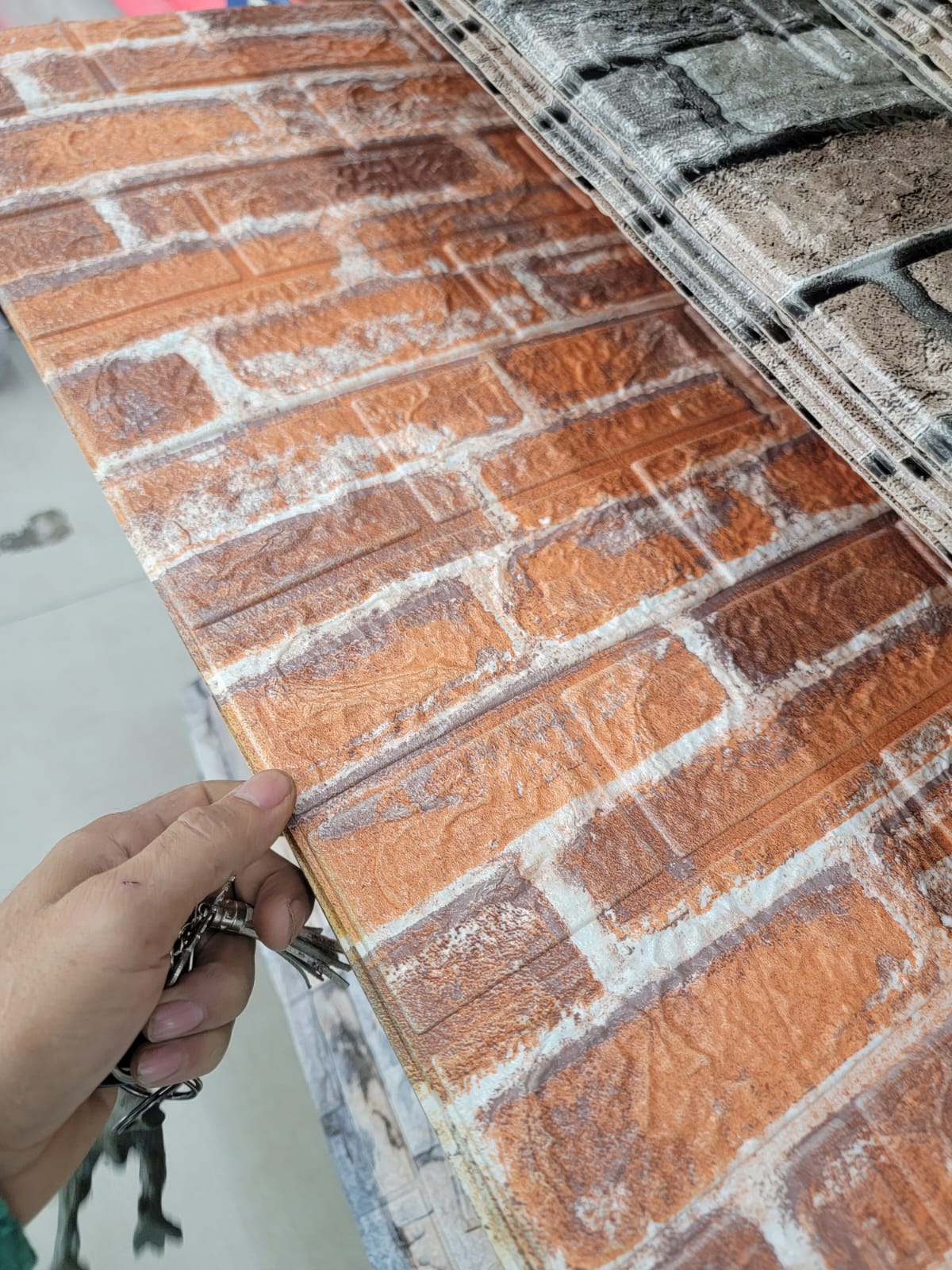 Papel Tapiz para Pared Tipo Ladrillo – Estilo Moderno