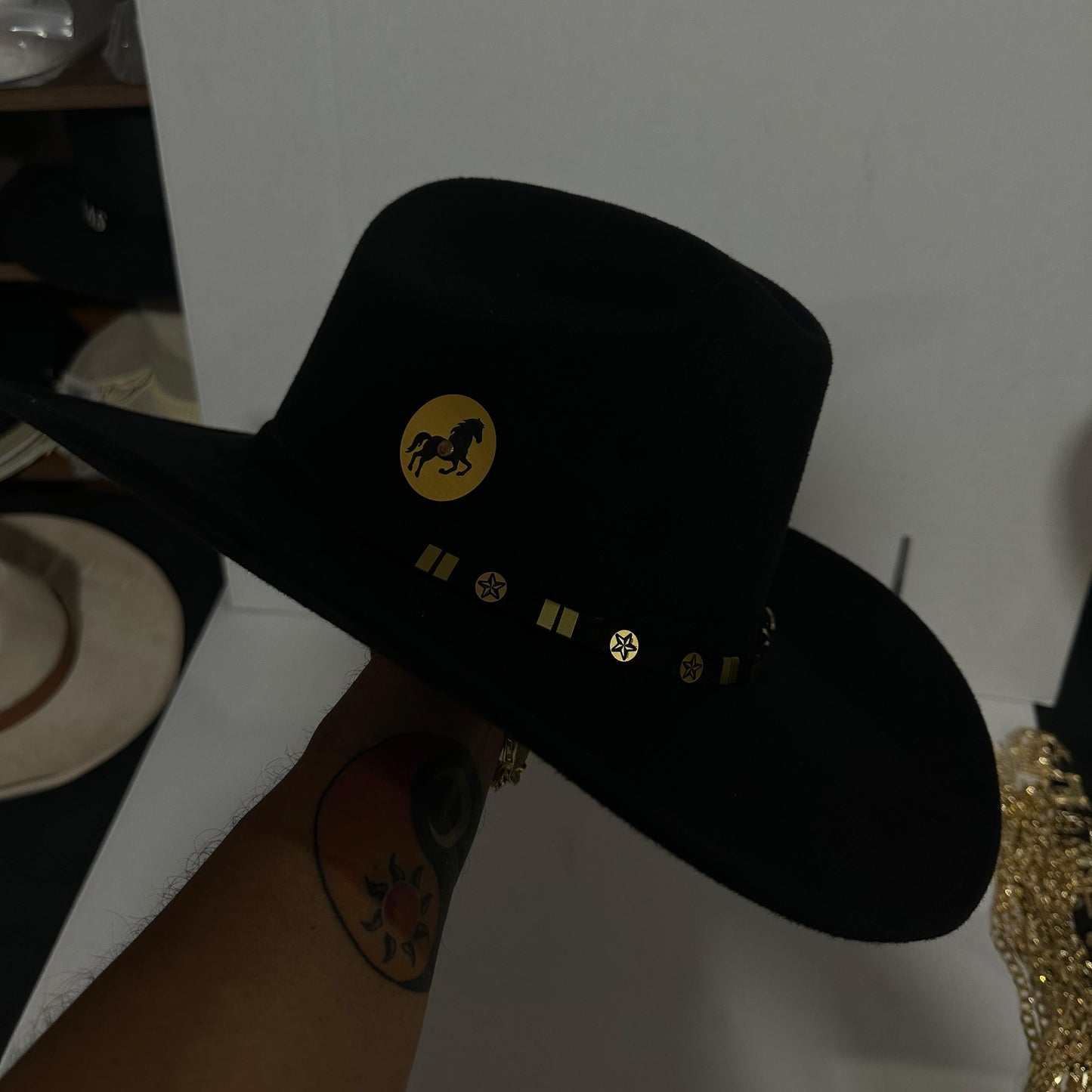 Sombrero Premium / plumas y toquilla