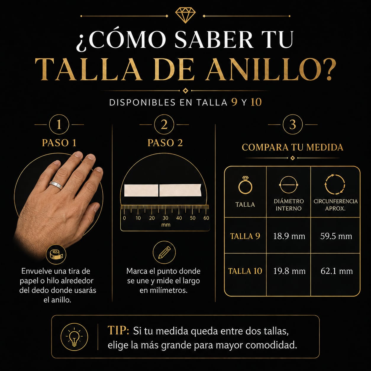 Anillo Diamante De Lujo