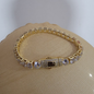Pulsera Diamantada 6mm/14k/9 Pulgadas