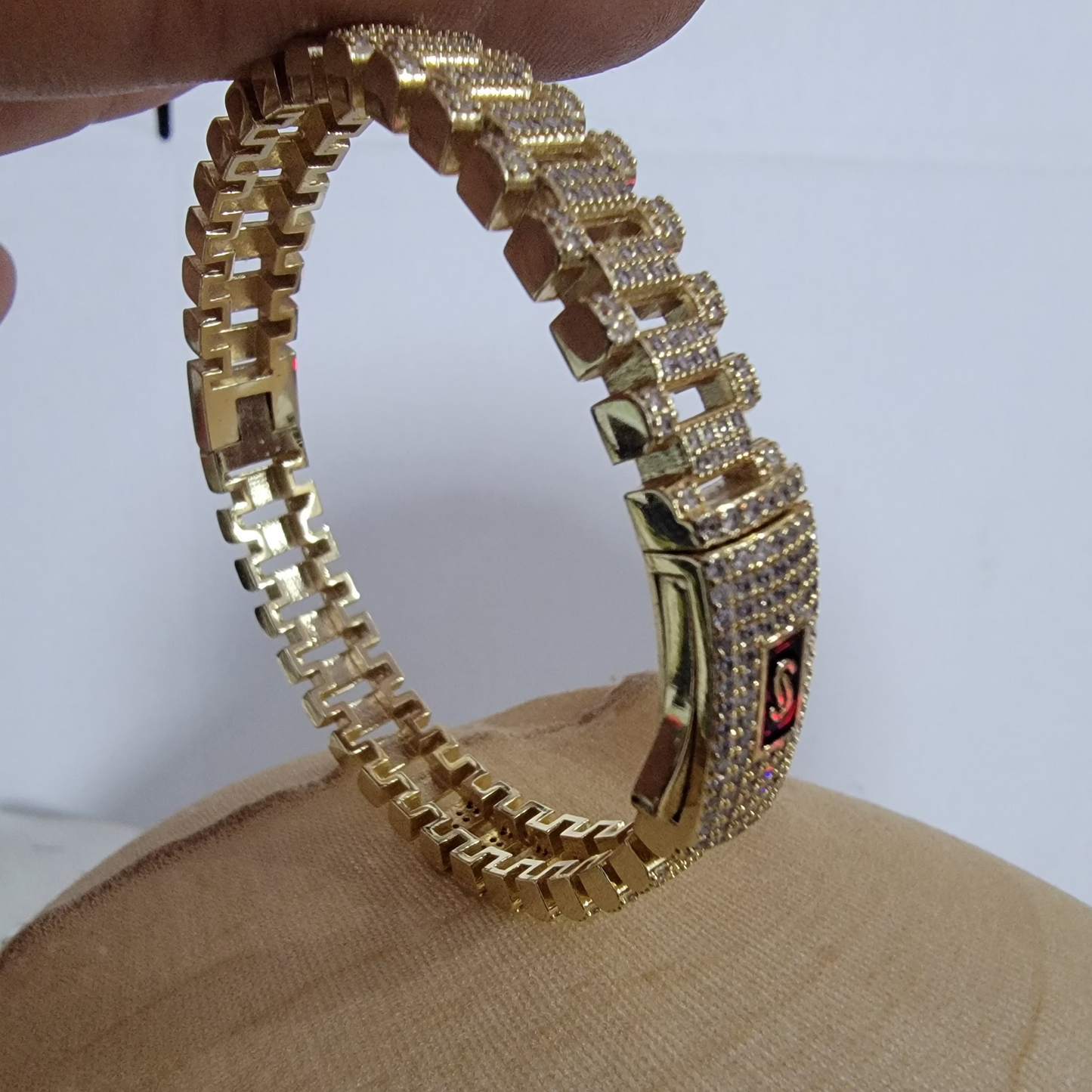 Pulsera Monaco Chain 1,2cm/8,5pulgadas