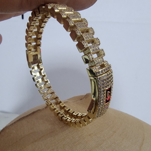 Pulsera Monaco Chain 1,2cm/8,5pulgadas