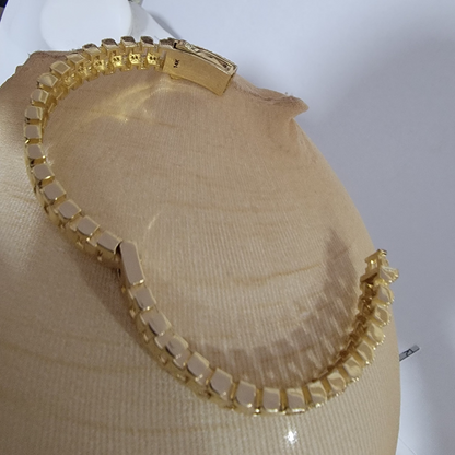 Pulsera Monaco Chain 1,2cm/8,5pulgadas