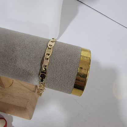 Pulsera Planchada 14k/6mm