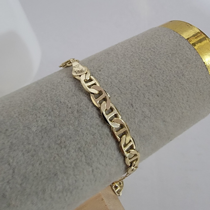 Pulsera Tejido Gucci 14k/6mm