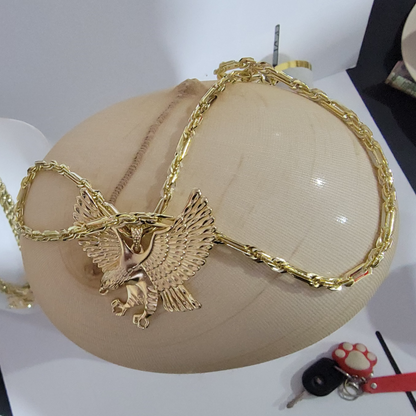 Laso Figaro Torsal Aguila 14k/6mm/24 pulgadas