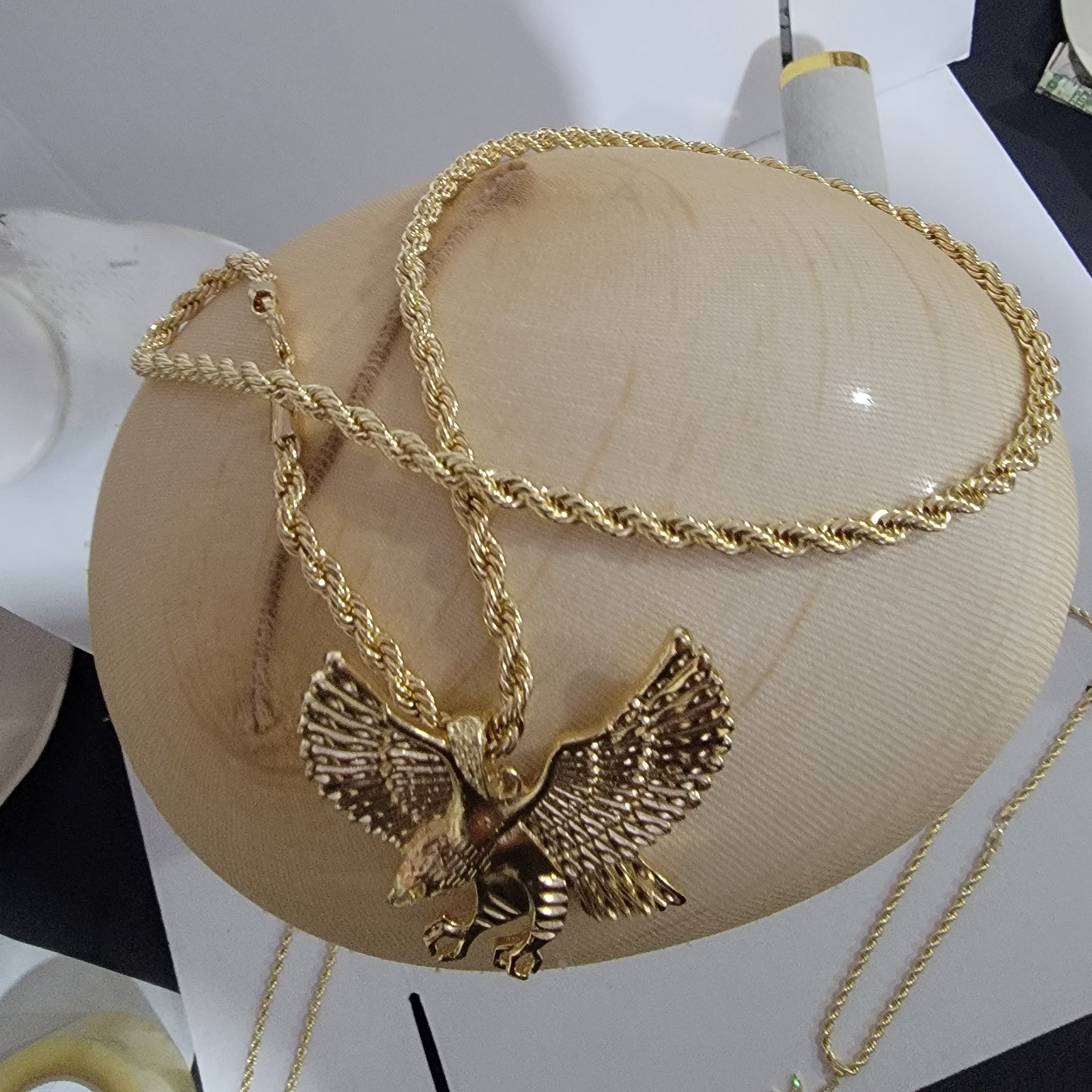 Laso Torsal Aguila 14k/6mm/24pulgadas