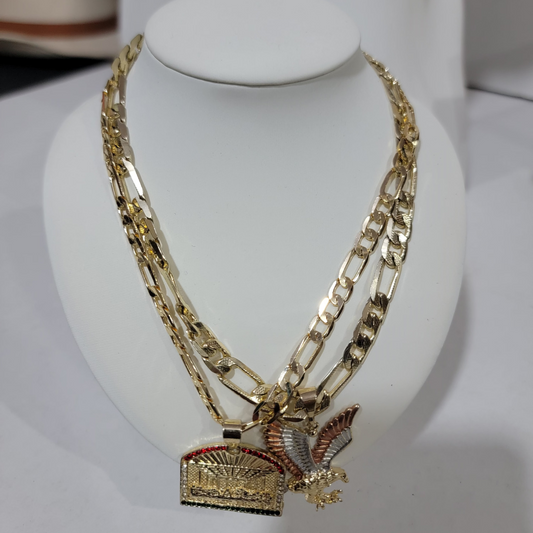 Cadena Cubanita Niños 14k/6mm/15 pulgadas