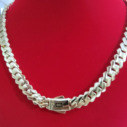 Cadena Monaco Lisa 5 capas/14k/12mm/24 pulgadas