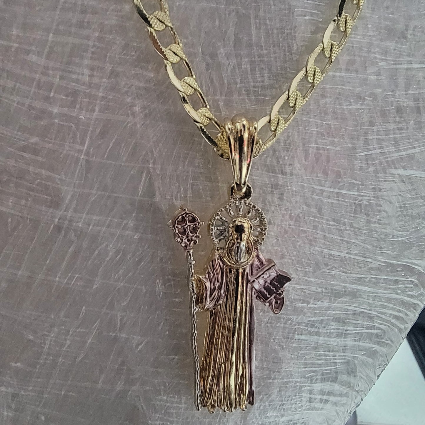 Cadena Cubana Laminada en Oro 14K – 6 mm, 24
