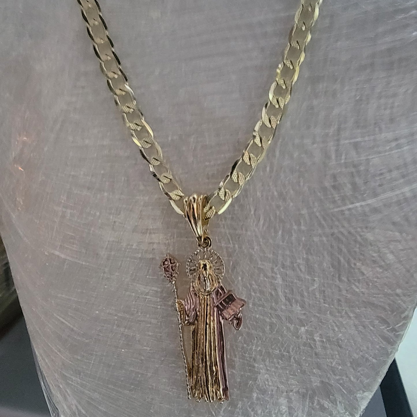 Cadena Cubana Laminada en Oro 14K – 6 mm, 24