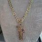 Cadena Cubana Laminada en Oro 14K – 6 mm, 24