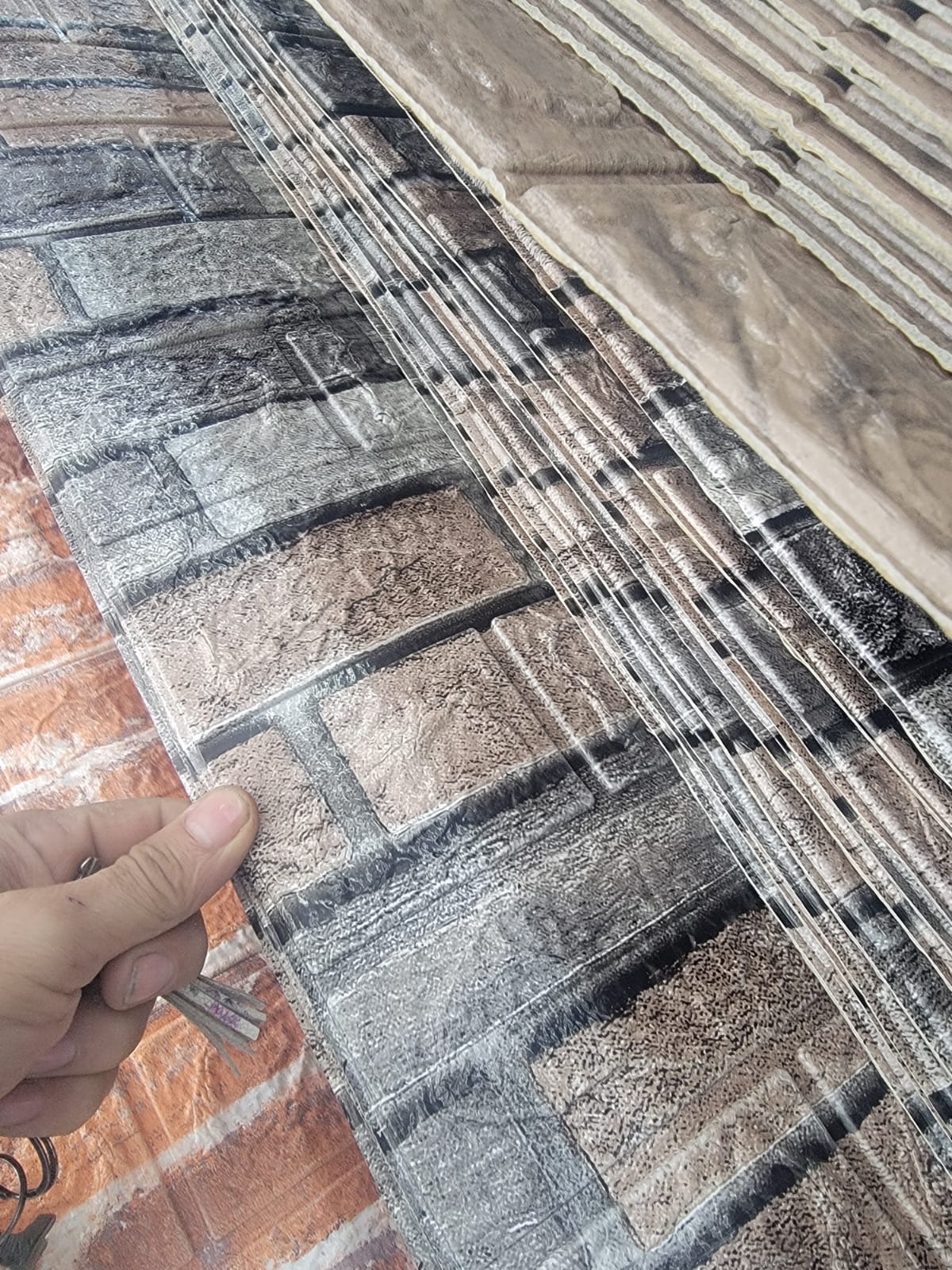 Papel Tapiz para Pared Tipo Ladrillo – Estilo Moderno