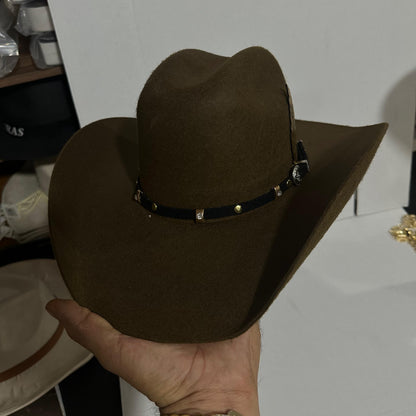 Sombrero pelo de ovejo / Estilo Marlboro.