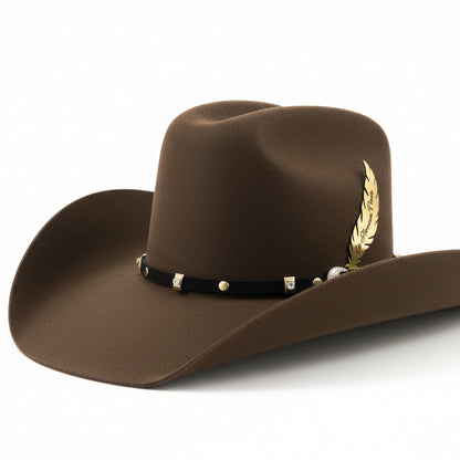 Sombrero pelo de ovejo / Estilo Marlboro.
