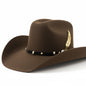 Sombrero pelo de ovejo / Estilo Marlboro.