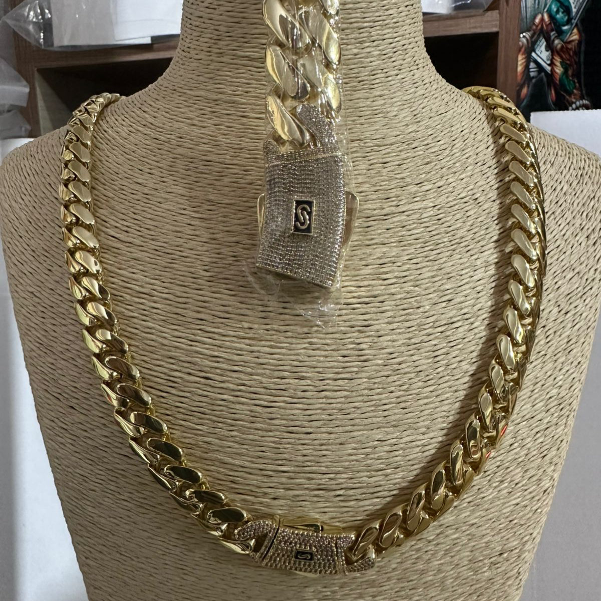 Combo Monaco Lisa Cadena/Pulsera