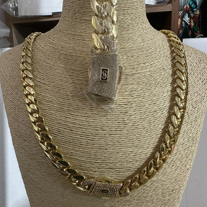 Combo Monaco Lisa Cadena/Pulsera