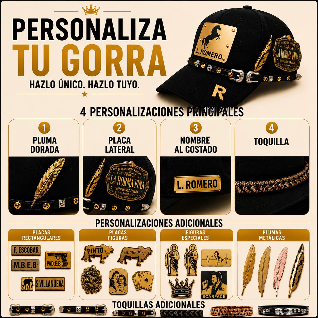 Gorras Personalizadas Premium
