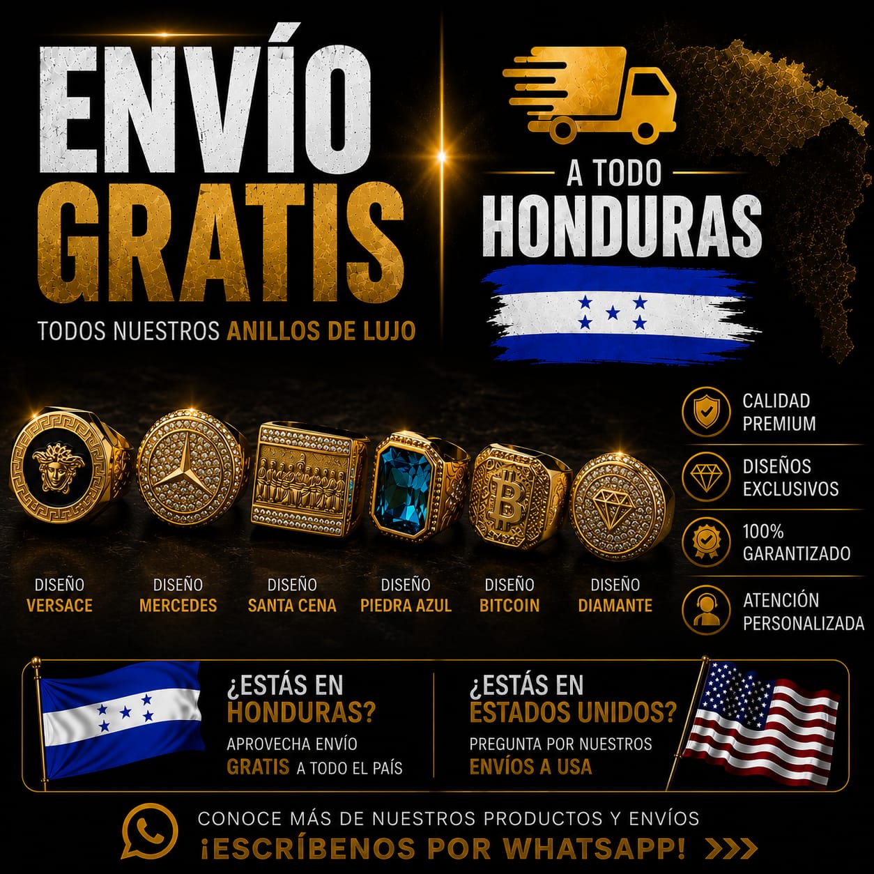 Anillo Mercedes-Benz Electrochapado en Oro 14K | Acero Inoxidable Premium