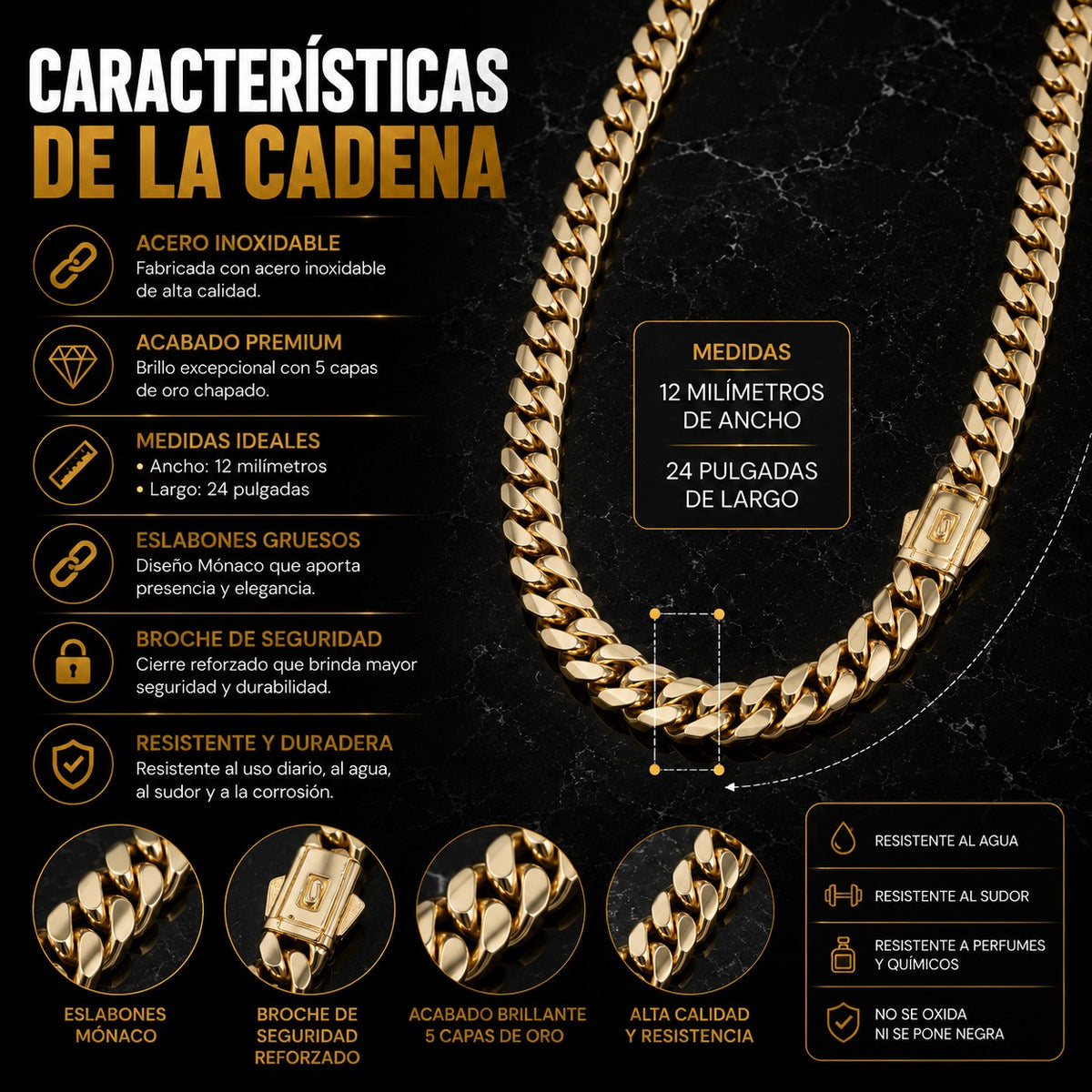 Cadena Mónaco Chain