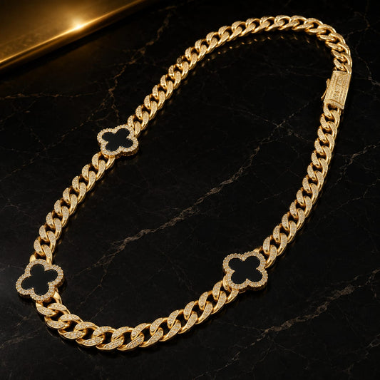 Cadena Mónaco Con Trébol
