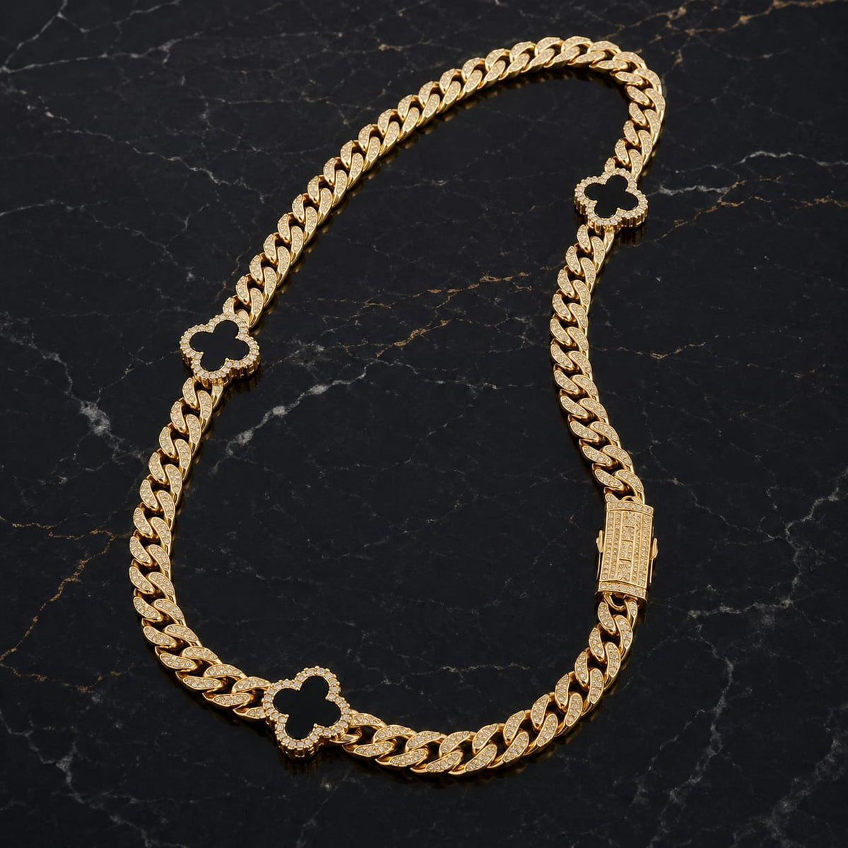 Cadena Mónaco Con Trébol