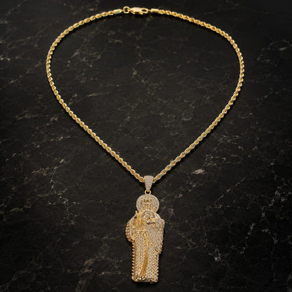 Cadena Cordon 6MM Medalla De San Judas