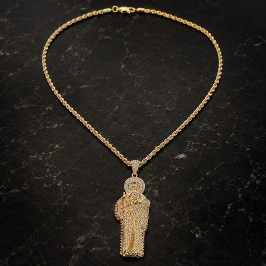 Cadena Cordon 6MM Medalla De San Judas
