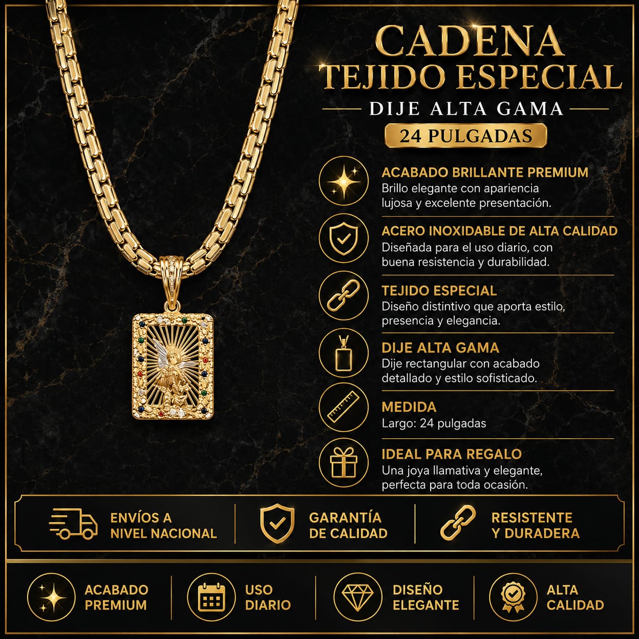 Cadena Tejido Especial Alta Gama