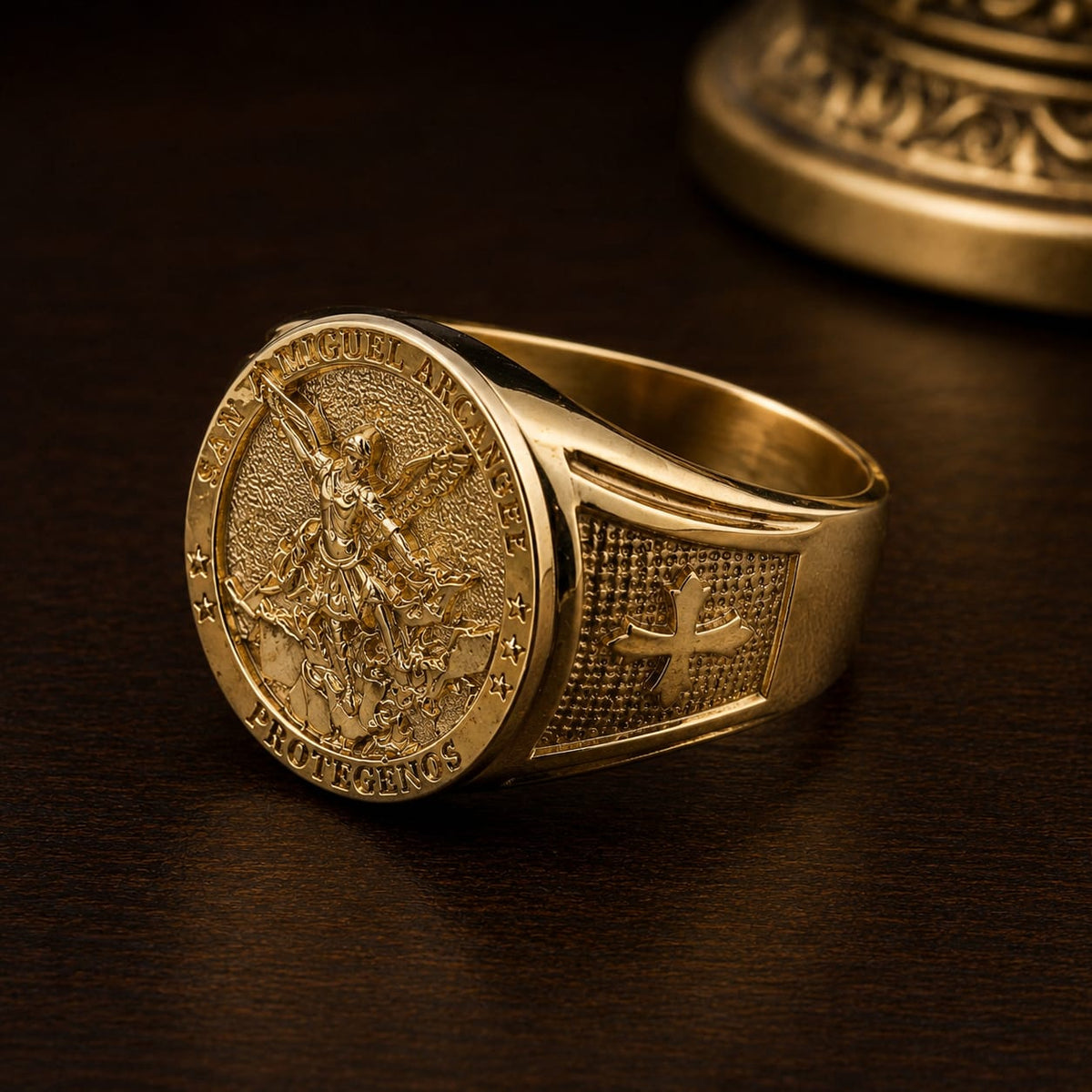 Anillo San Miguel Arcángel De Lujo