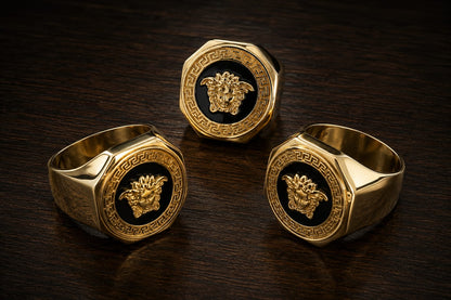 Anillo Versace de lujo