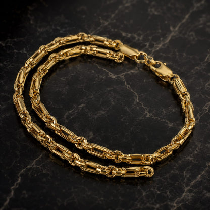 Pulsera Tipo Brazalete Con Dije De Lujo