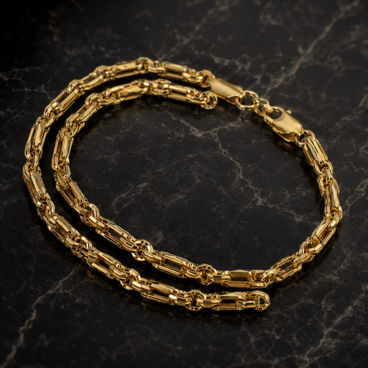Pulsera Tipo Brazalete Con Dije De Lujo