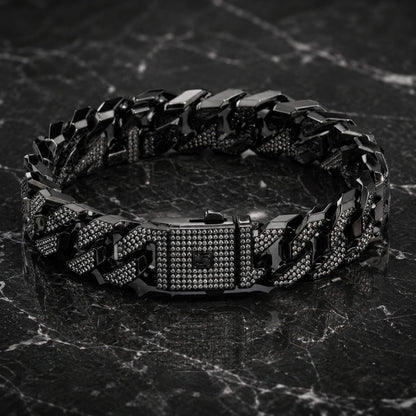 Pulsera Mónaco Black De Lujo