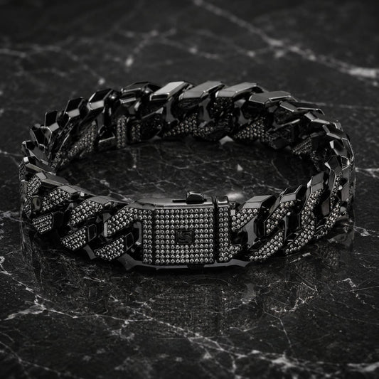 Pulsera Mónaco Black De Lujo