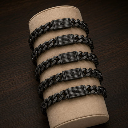 Pulsera Mónaco Black De Lujo