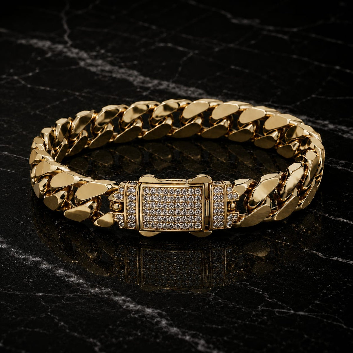 Pulsera Broche De Diamantes De Lujo