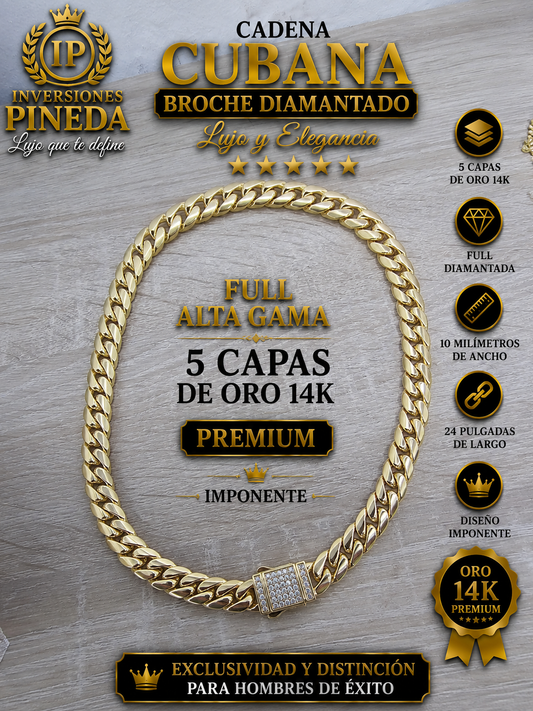 cadena cuabban sin dije 10 milímetros