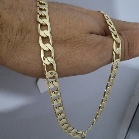 cadena cubana tegido 1x1 corte brillo