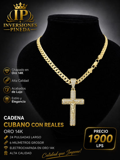 cadena cubana con dije
