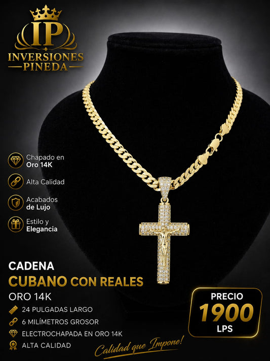 cadena cubana con dije