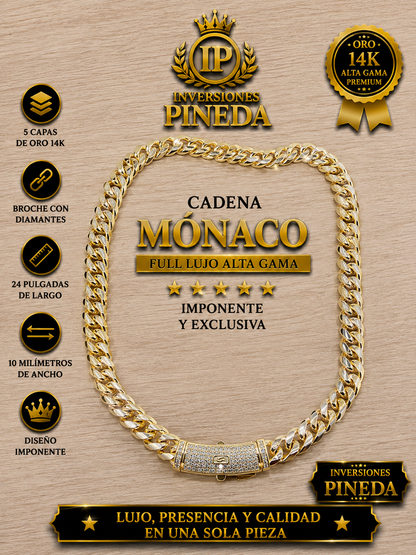 Mónaco chain sin dije 10 milímetros